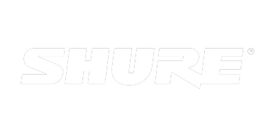 Logo Shure microphones professionnels studio
