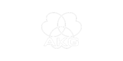 Logo AKG microphones studio et scène